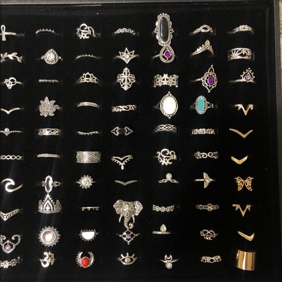 LOT of rings 100 pieces assorted